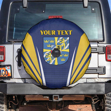Personalized Swedish Empire 1611-1721 Spare Tire Cover Flag Color Inspiration LT18