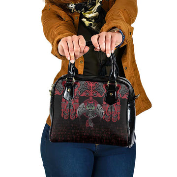 Black Dragon Vikings Shoulder Handbag LT18
