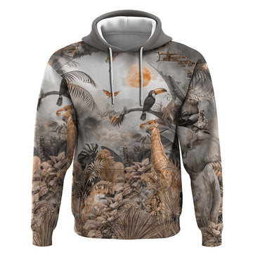 Africa Safari Animals Hoodie LT18