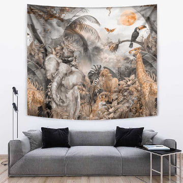 Afro Safari Animals Tapestry LT18