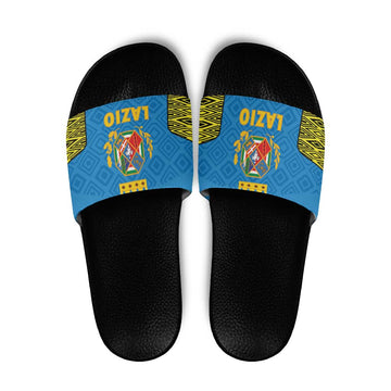 Italy Lazio Slide Sandals Flag Style LT19