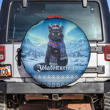 Iceland Christmas Spare Tire Cover Icelandic Yule Cat LT19