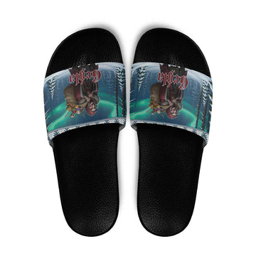 Iceland Christmas Slide Sandals Icelandic Gryla Evil Mother of Yule Lads LT19