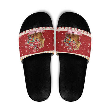 Sweden Christmas Slide Sandals God Jul Nordic Julbock LT19