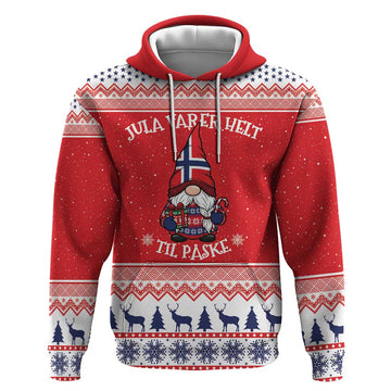 Norway Christmas Hoodie Lovely Nordic Gnome LT19