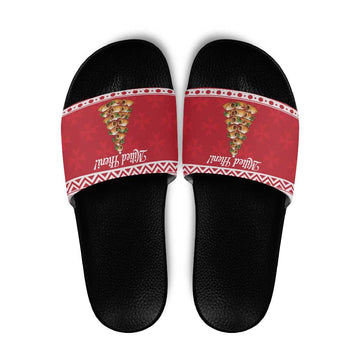 Traditional Maltese Imqaret Pastry Slide Sandals Malta Imqaret Christmas Tree LT19