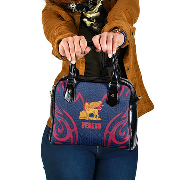 Italy Veneto Shoulder Handbag Emblem With Flag Style LT19