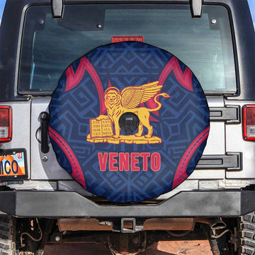 Italy Veneto Spare Tire Cover Emblem With Flag Style LT19