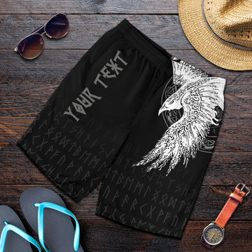 Custom Viking Men's Shorts Mystical Raven Tattoo Special RLT12
