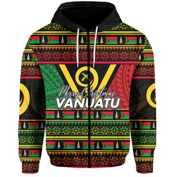 Vanuatu Zip Hoodie Christmas LT6