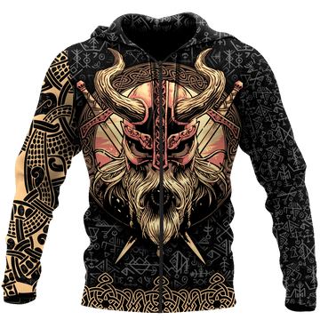 Viking Clothing Odins Skull Hoodie RLT12