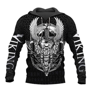 Viking Clothing Odin The Almighty Hoodie RLT12