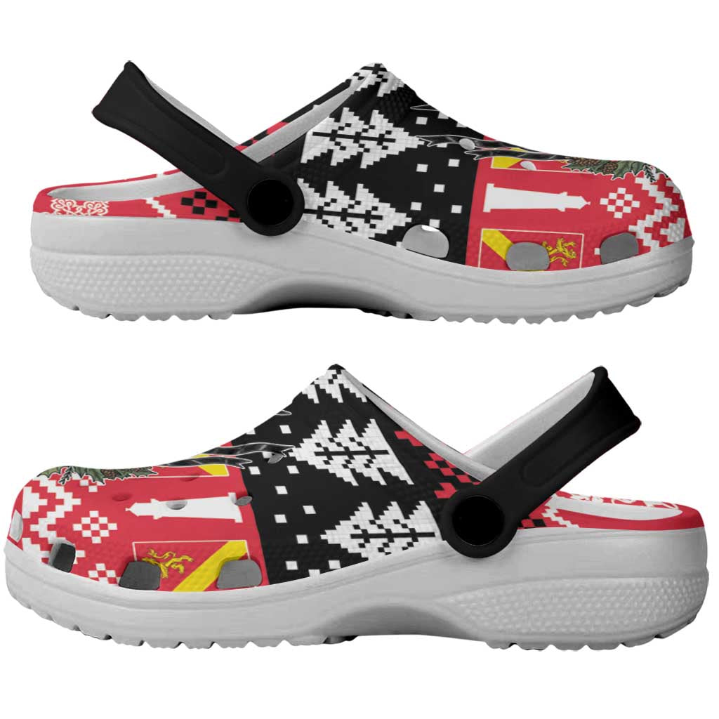Anglesey Wales Christmas Clogs Shoes Mari Lwyd Celtic Knot Style LT19