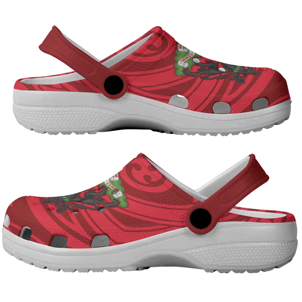 Anglesey Ynys Mon Clogs Shoes Map and Emblem Celtic Style LT19