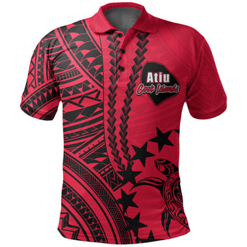 Cook Islands Atiu Polynesian Polo Shirt LT6
