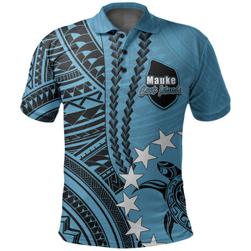 Cook Islands Mauke Polynesian Polo Shirt LT6