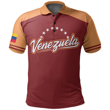 (Custom And Number) Baseball 2023 Venezuela Polo Shirt 2023 LT6