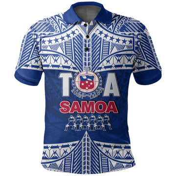 Toa Samoa Rugby Polo Shirt Siva Tau LT6