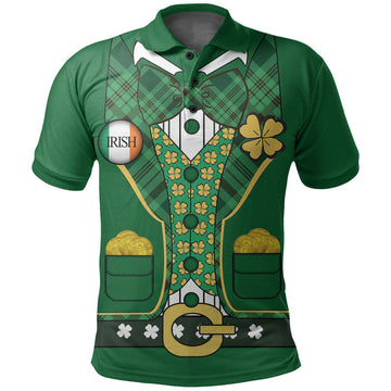 St Patricks Day Polo Shirt Suit Style LT6