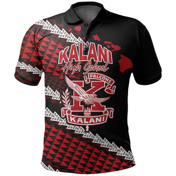 Custom Kalani High School Hawaii Polo Shirt LT6