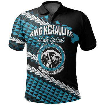 Custom King Kekaulike High School Hawaii Polo Shirt LT6