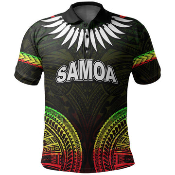 Custom Samoa Ula Nifo Tribal Polo Shirt Reggage Style LT6