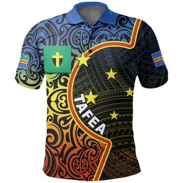Tafea Day Polo Shirt Of Vanuatu Polynesian Flag Color LT6