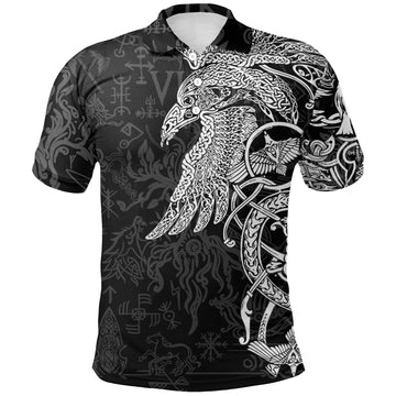 Viking Polo Shirt Special Raven Tattoo RLT12