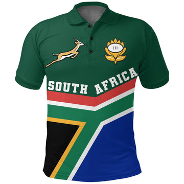 South Africa Polo Shirt Springbok Rugby
