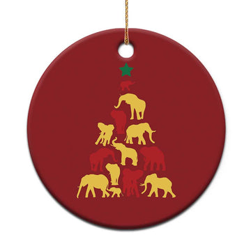 South Africa Elephant Xmas Tree Christmas Ornament Safari Animals Xmas TS02