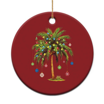 Xmas Palm Tree Lights Christmas Ornament Tropical Hawaiian Holidays TS02