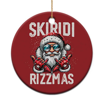 Xmas Bruh Christmas Ornament Green Xmas Santa Hat Festive Vibe TS02