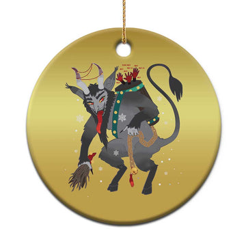 Xmas Merry Krampus Christmas Ornament Naughty Horror Evil Xmas Psychobilly TS02