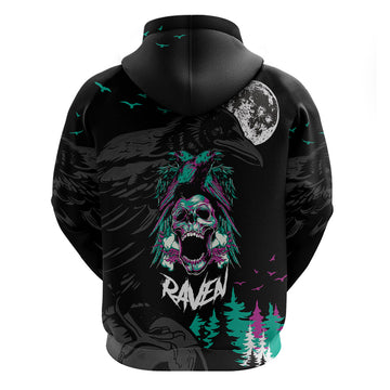 Crow Skull Hoodie My Mascot Is The A Crow TS04