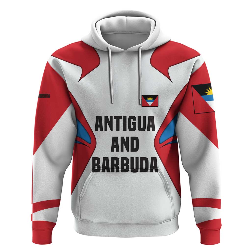 Antigua and Barbuda Flag Hoodie with National Coat of Arms TS04