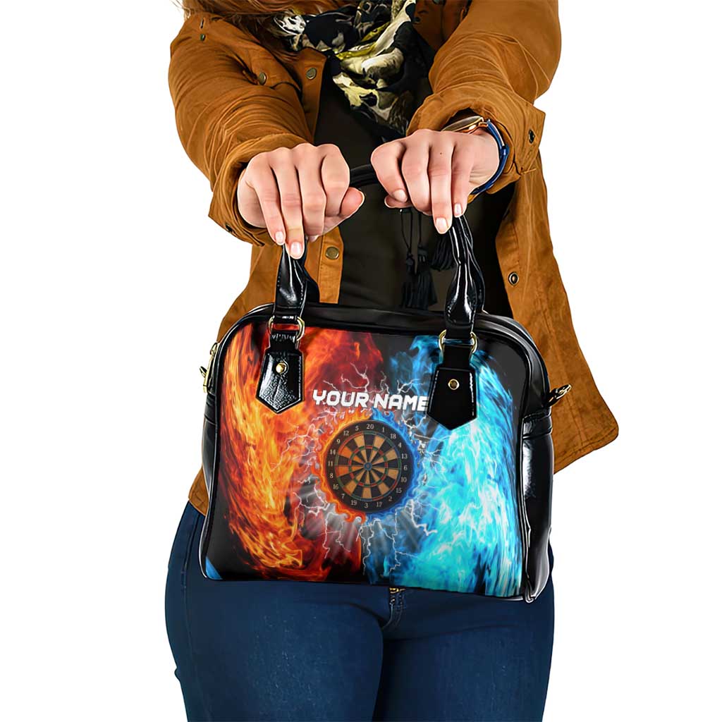 Custom Thunder Lightning Darts Shoulder Handbag Dartboard Water Fire TS04