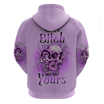 Yes I'm A B But Not Yours Purple Hoodie TS04