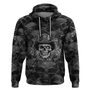 Cowboy Skull Hoodie Cowboy Take Me Away TS04