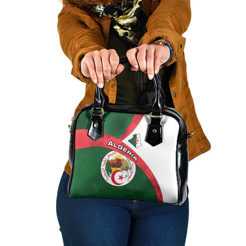 Algeria Shoulder Handbag with National Emblem and Map Design TS04