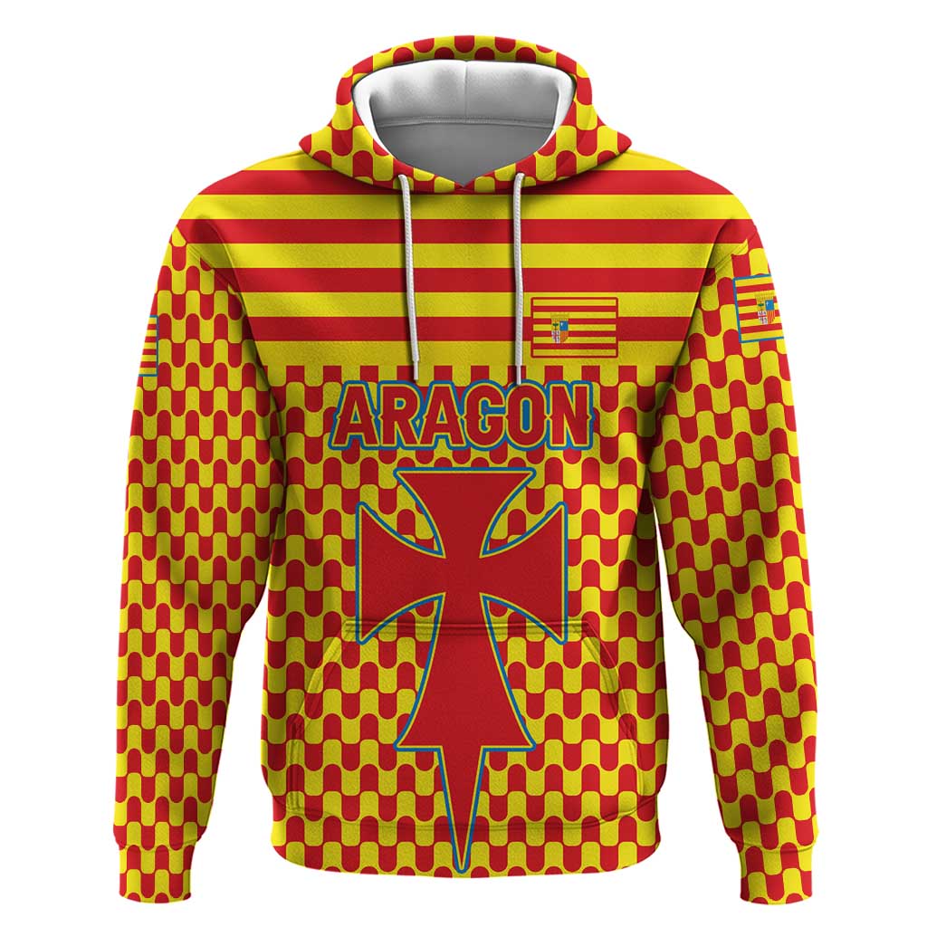 Aragon Flag Hoodie Autonomous Community of Spain TS04