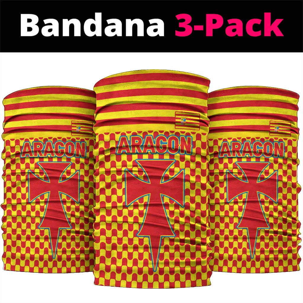 Aragon Flag Neck Gaiter Autonomous Community of Spain TS04