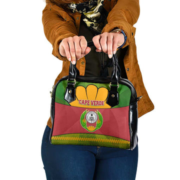 Cape Verde Shoulder Handbag with One Heart Ten Islands National Emblem Spirit TS04