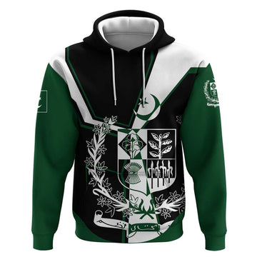 Pakistan Emblem Hoodie Eagle-Shaped Design with National Symbol TS04
