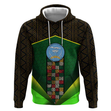 Mali Map Hoodie National Emblem & Cultural Pattern Design TS04