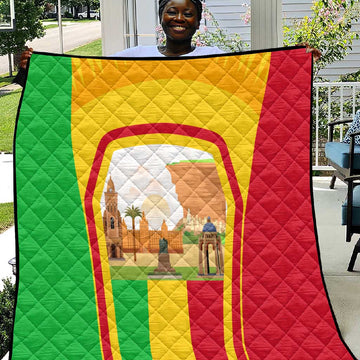 I Love Mali Quilt Famous Tourist Destinations TS04