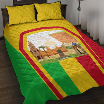 I Love Mali Quilt Bed Set Famous Tourist Destinations TS04