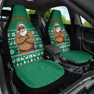 South Africa Christmas Car Seat Cover Christmas Santa Claus Tattoo TS04