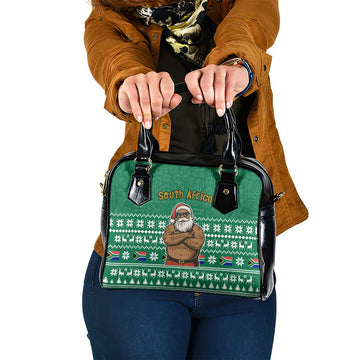 South Africa Christmas Shoulder Handbag Christmas Santa Claus Tattoo TS04