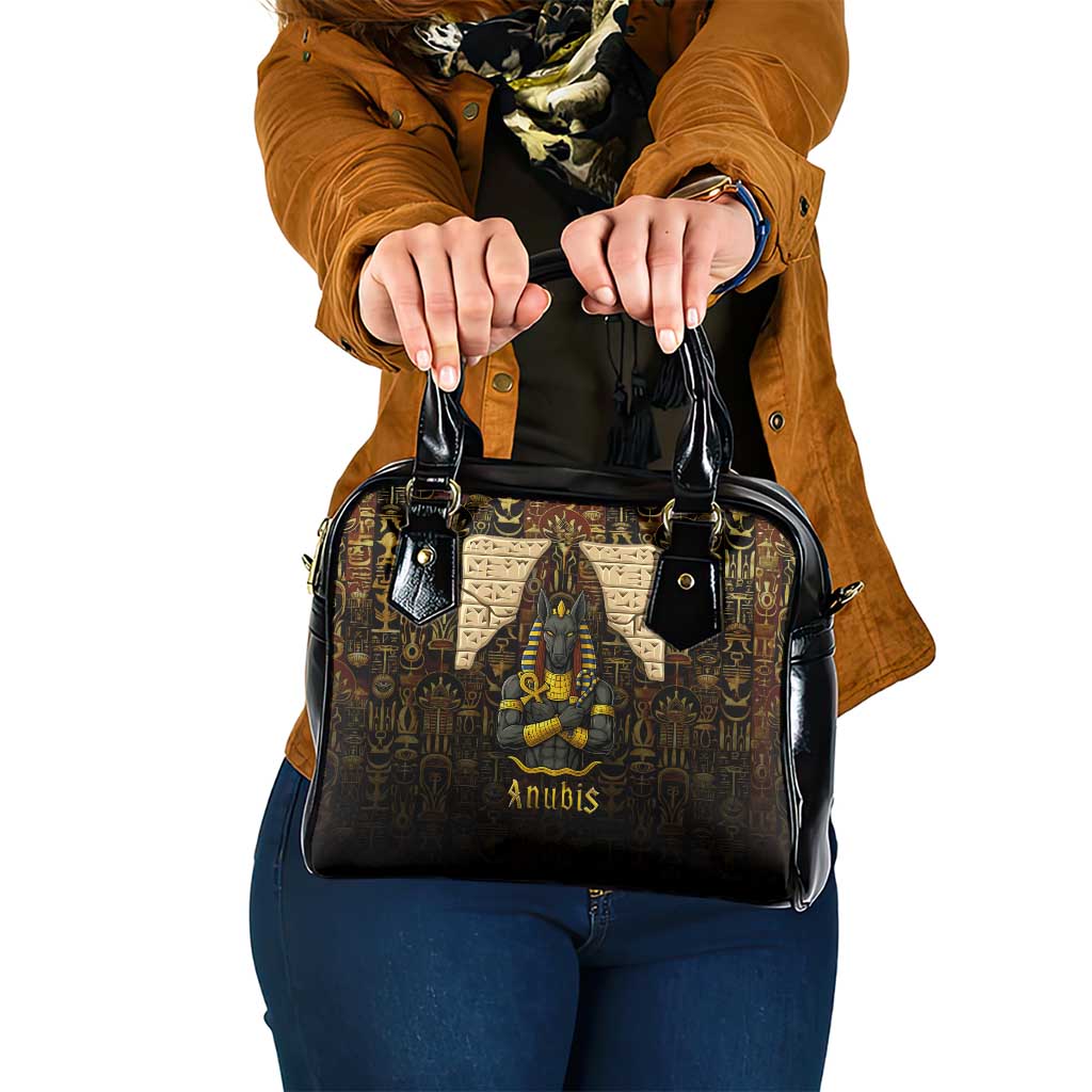 Anubis Egypt Shoulder Handbag with Ancient Hieroglyph Pharaoh Spirit TS04