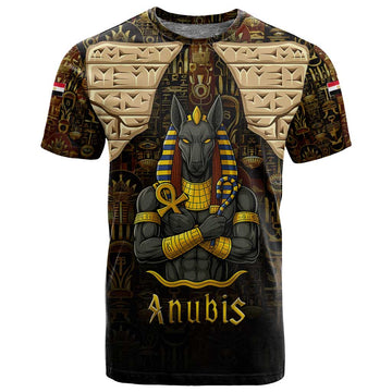 Anubis Egypt T shirt Ancient Hieroglyph Pharaoh Spirit TS04